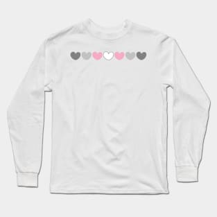 Demigirl pride flag Long Sleeve T-Shirt